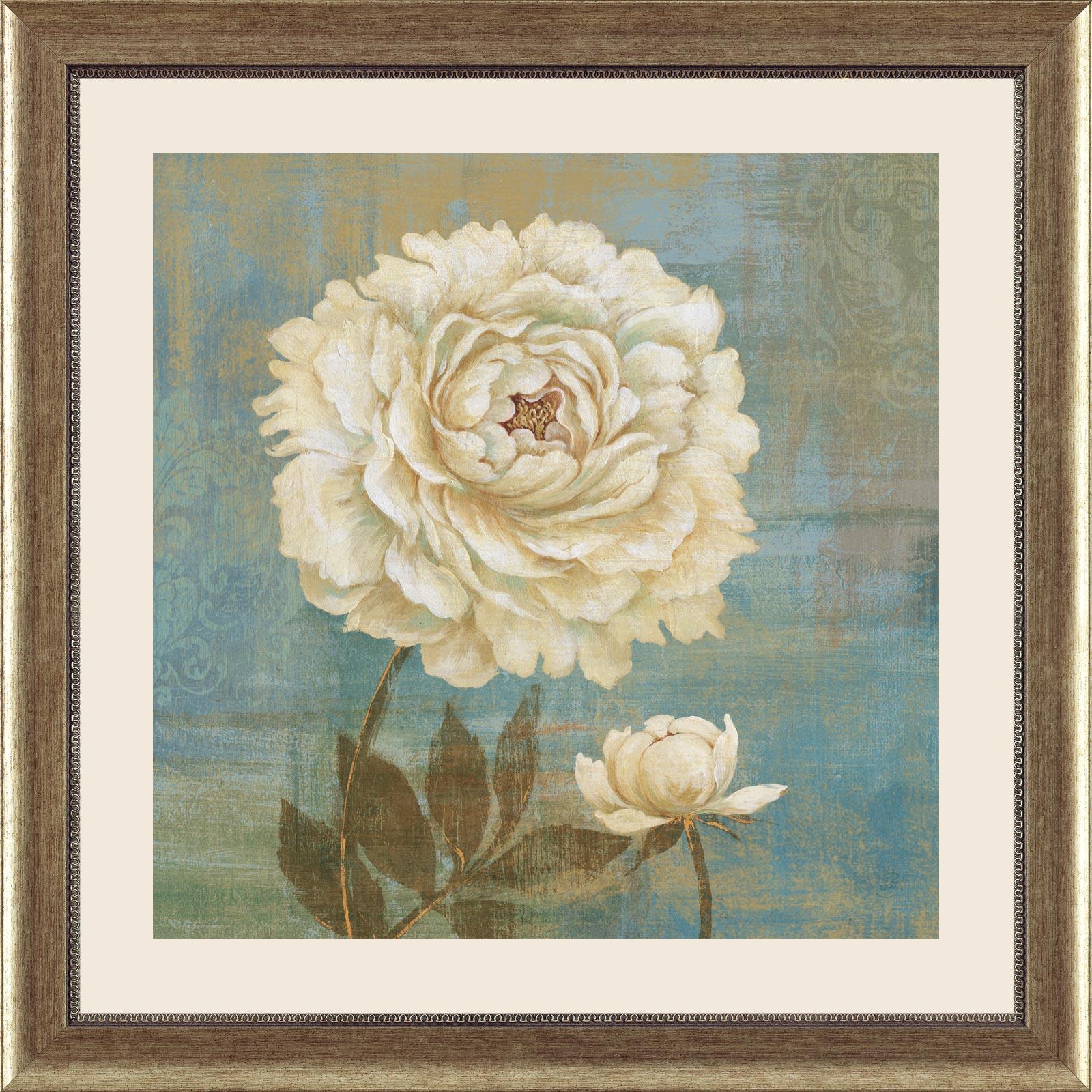 Daphne B 'Soft Petals 1' Framed Print Art - Overstock™ Shopping - Top ...