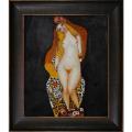 Gustav Klimt 'Adam and Eve' Framed Canvas Art