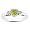 14k White Gold 2/5ct TDW Yellow and White Diamond Ring (VVS2)(G-H,SI1)