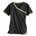 IguanaMed Women's Cross Over Carbon Black Top