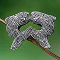 Sterling Silver 'Pisces' Brooch (Indonesia)
