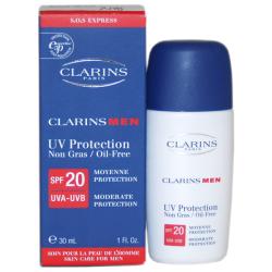 Clarins Men UV Protection SPF20 Oil Free UVA/UVB 1-ounce Sunscreen
