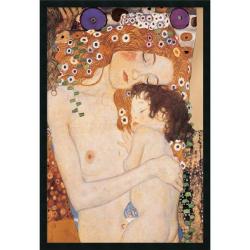 Gustav Klimt 'Three Ages of Woman - Mother and Child, 1905' Framed Art Print