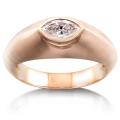 14k Rose Gold 1/2ct TDW Diamond Solitaire Marquise Ring (G-H, I1-I2)