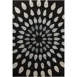 Hand-tufted Mandara New Zealand Wool Rug (9' x 13')