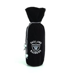 Oakland Raiders 14-inch Velvet Wine Bottle Bag