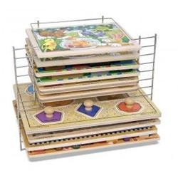 Melissa & Doug Deluxe Wire Puzzle Rack