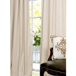 Signature Ivory Velvet 96-inch Blackout Curtain Panel