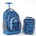 J World Shadow Puzzle 16-inch Kids Rolling Backpack with Lunch Bag