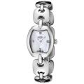 Rotary Women's 'Pebble' Stainless Steel White Crystal Watch