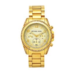 Michael Kors Women's Blair Goldtone Stainless Steel Chronograph Watch
