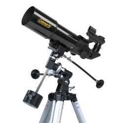 Coleman AstroWatch 400 x 80 Refractor Telescope with Starry Night CD Software 