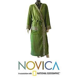 Cotton 'Forest Labyrinth' Robe (Thailand)