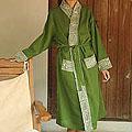 Cotton 'Forest Labyrinth' Robe (Thailand)