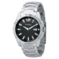 Fossil Men's Stainless Steel Analog Glitz Black Dial Watch