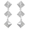 Sterling Silver 1/6ct TDW Diamond Fashion Earrings (H-I, I3)