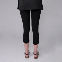 Journee Collection Junior's Rhinestone Accent Ruched Leggings (One Size)