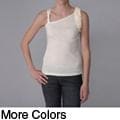 Coolwear Junior's Asymmetric Neck Knit Top