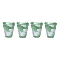 Kosta Boda Mine Turquoise Glasses (Pack of 4)