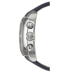 Locman Men's '1970' Stainless Steel and Lorica Leather Quartz Watch