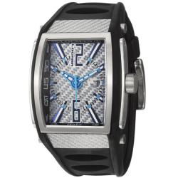 Locman Men's 'Sport' Stainless Steel and Rubber Quartz Date Watch
