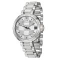 Locman Men's 'Glamour' Stainless Steel Quartz Date Watch