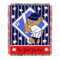 Northwest New York Yankees Woven Jacquard Acrylic Baby Blanket