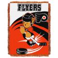Northwest Philadelphia Flyers Woven Jacquard Acrylic Baby Blanket