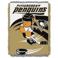 Northwest Pittsburgh Penguins Woven Jacquard Acrylic Baby Blanket