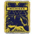Northwest Michigan Wolverines Focus Jacquard Throw