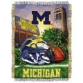 Northwest Michigan Wolverines Homefield Tapestry Throw