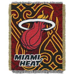 Miami Heat Online on Northwest Miami Heat Tattoo Woven Jacquard Throw   Overstock Com