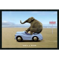'Life's a Beach' Framed Art Print