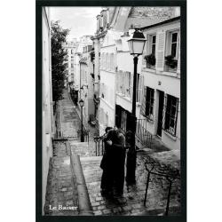'La Baiser (The Kiss)' Framed Art Print