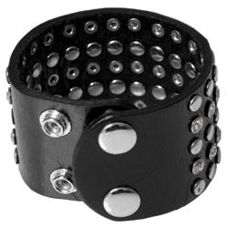 Journee Collection Women's Rhinestone and Stud Accent Snap Bracelets