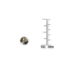 10k Yellow Gold Aquamarine Stud Earrings