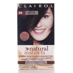 Clairol Natural Instincts #36 Midnight Hair Color (Pack of 4)