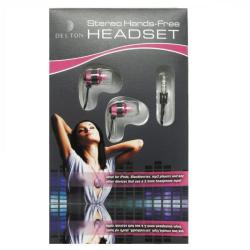 Delton Stereo Handsfree Pink Headset for BlackBerry Torch 9800