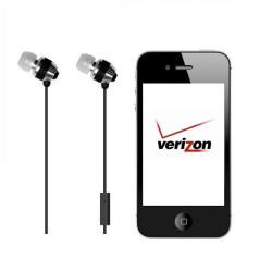 Delton Stereo Handsfree Silver Headset for Verizon iPhone 4