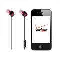 Delton Stereo Handsfree Pink Headset for Verizon iPhone 4
