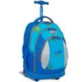 J World 'Sweet' Blue Bees 17-inch Kids Ergonomic Rolling Backpack
