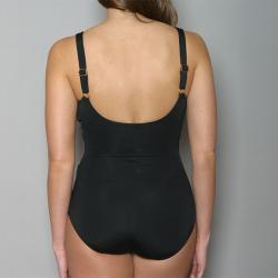 Jantzen Women's Black Cheetah-print One-piece Swimsuit