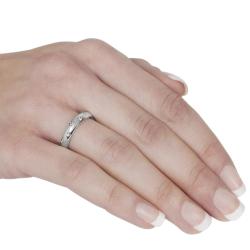 Tri-color Stainless Steel Stackable Cubic Zirconia Rings (Set of 3)