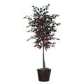 Capensia Tree Executive 6-foot Silk/ Polyester Decorative Plant