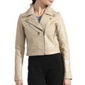 Tanners Avenue Women's Buffalo Distressed Leather Biker Jacket