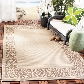 Safavieh Natural/ Gold Indoor Outdoor Rug