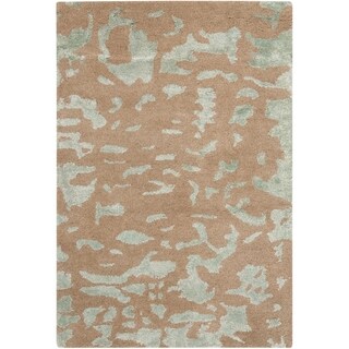 Safavieh Handmade Soho Taupe/ Light Grey New Zealand Wool Rug (2' x 3')
