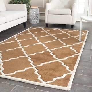 Safavieh Handmade Moroccan Brown Wool Rug (7' Square)