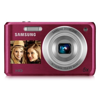 Samsung DV100 16.4MP Pink Dual View Digital Camera