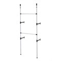 Modern 2-Tier Telescoping Clothes Rack